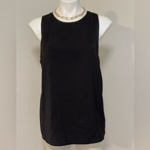 Banana Republic Black Crew Neck Sleeveless Tank Top